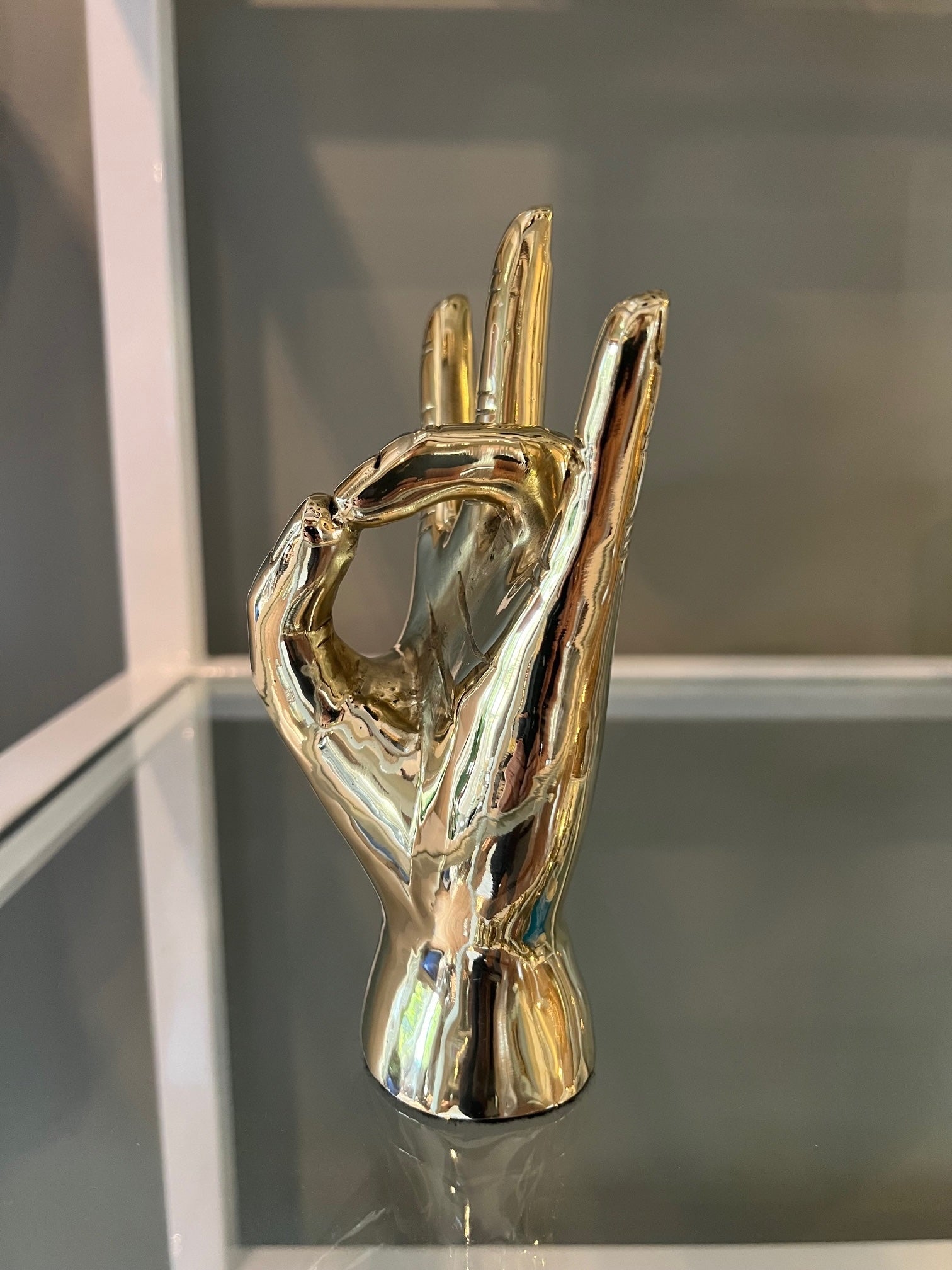 V. O. L. Hand Sign Sculpture in Brass - Prize - COLOR GAME