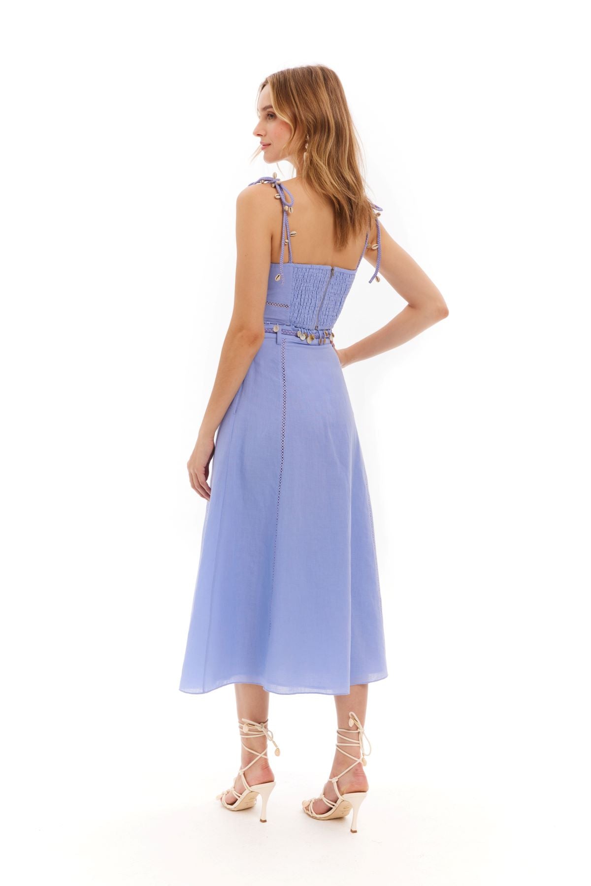 Virginia Midi Skirt Periwinkle - Allison New York - COLOR GAME