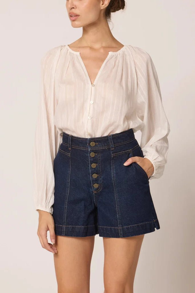 Wade Dark Denim Shorts - Cleobella - COLOR GAME