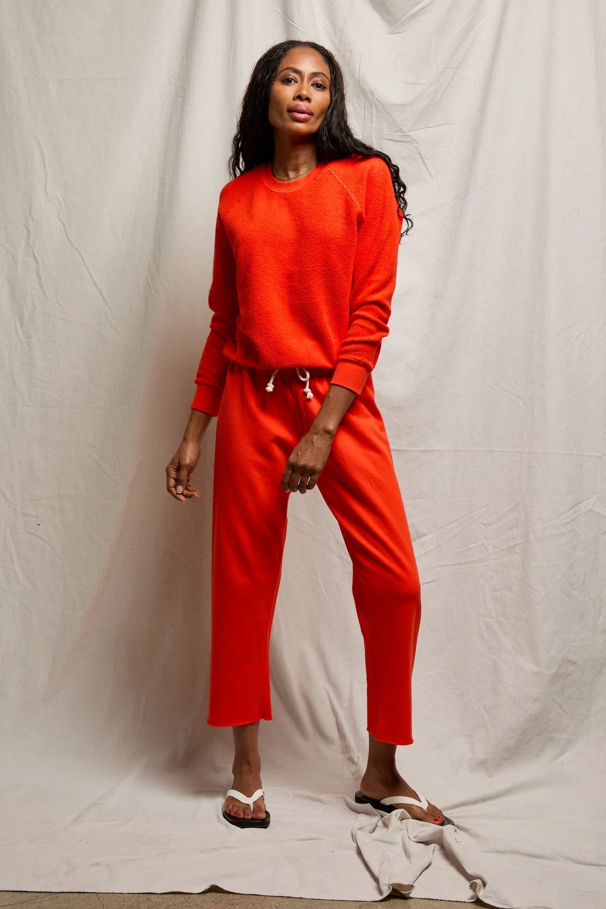 Ziggy Inside - Out Fleece Shrunken Sweatshirt Tomato - perfectwhitetee - COLOR GAME