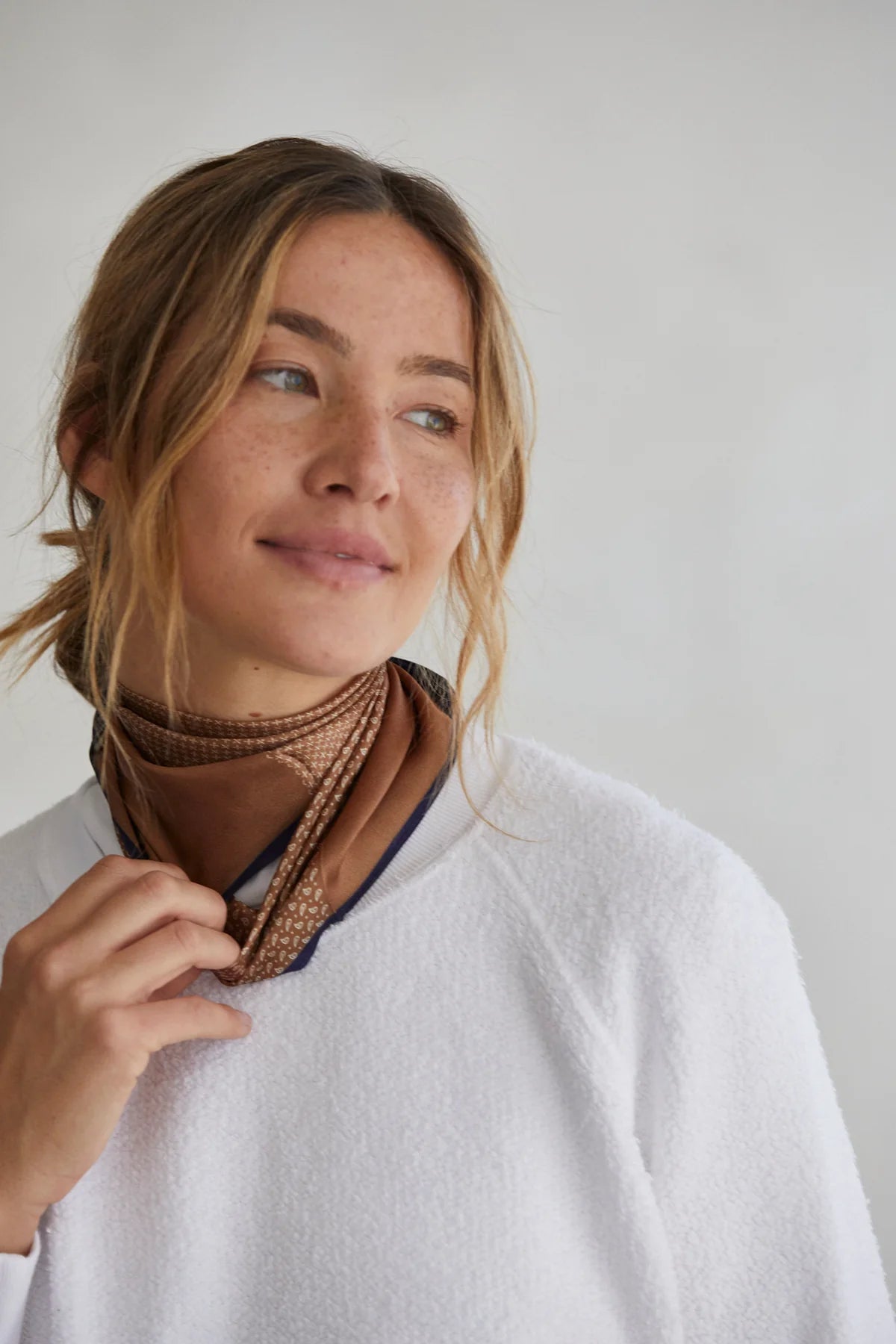 Ziggy Inside - Out Fleece Shrunken Sweatshirt White - perfectwhitetee - COLOR GAME