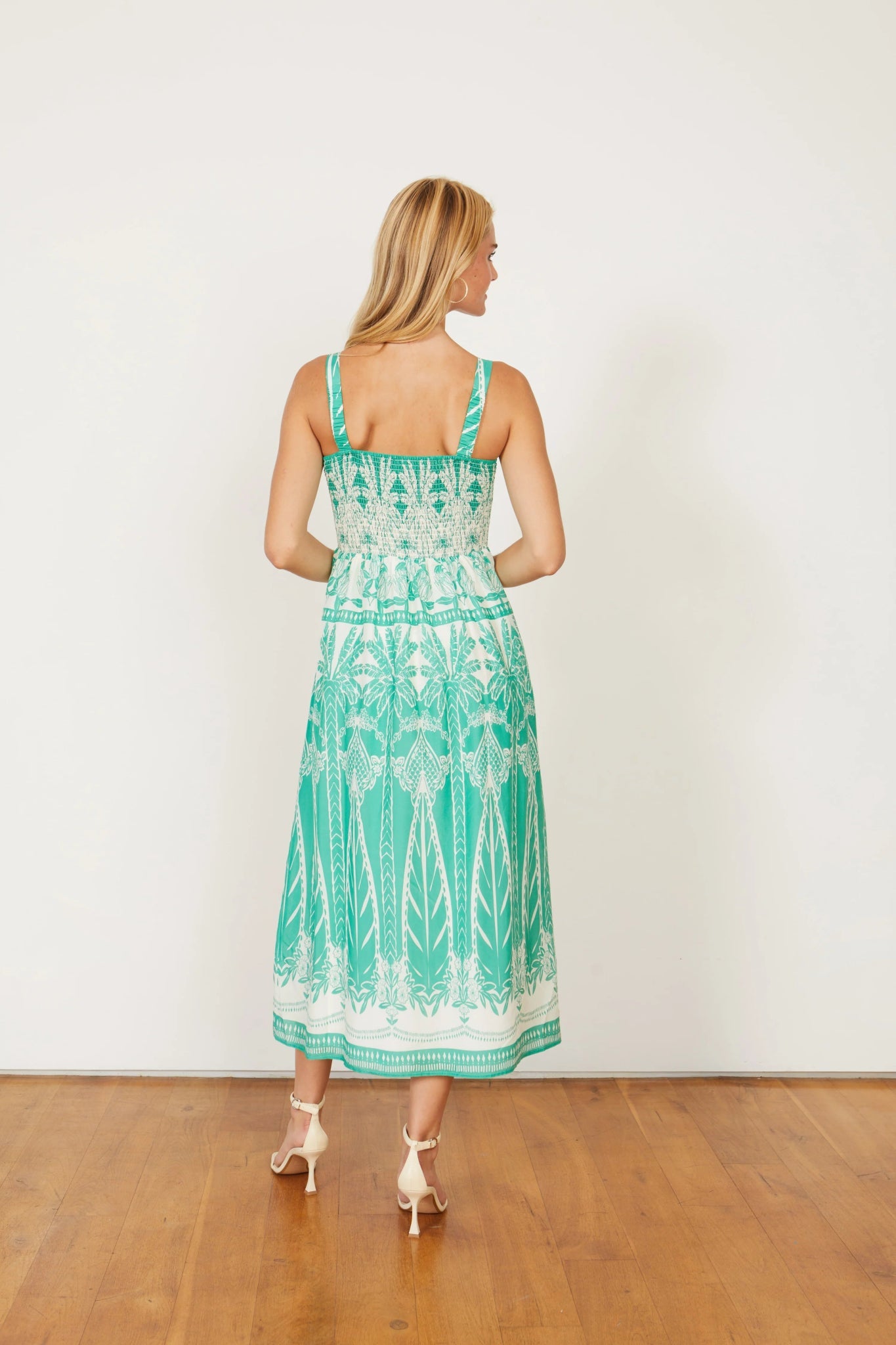 Piper Woodcarved Palm Dress - Caballero Collection - Color Game