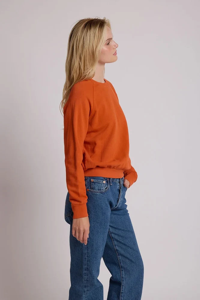 Alexi French Terry Sweatshirt Burnt Orange