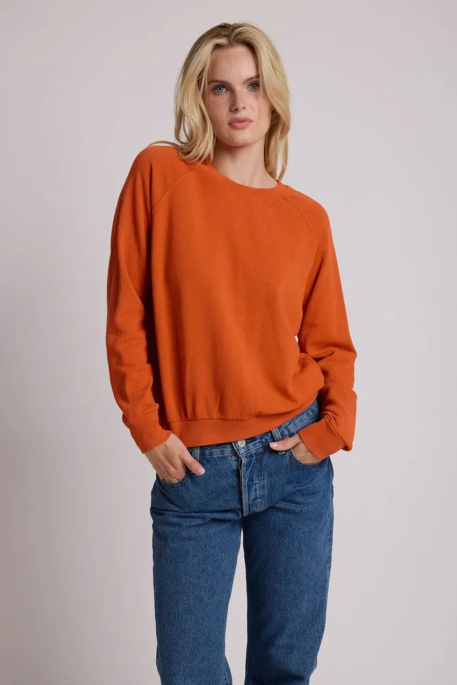 Alexi French Terry Sweatshirt Burnt Orange