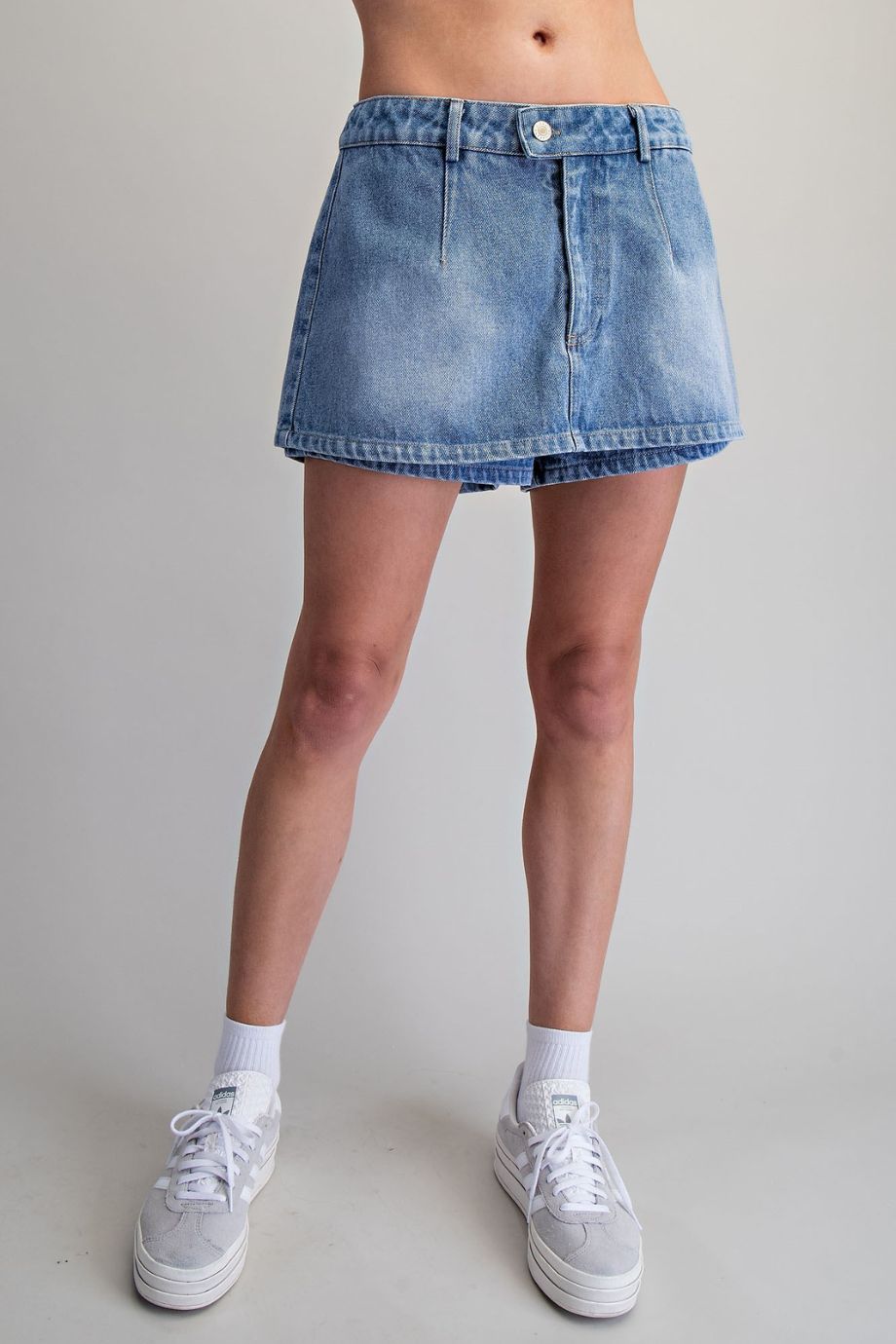 Colby Denim Mini Skort
