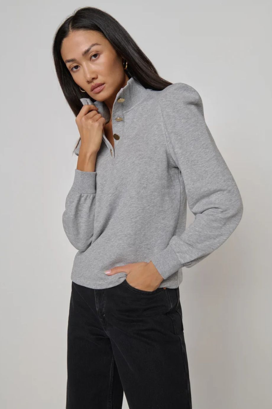 Jessie Sweatshirt Heather Grey