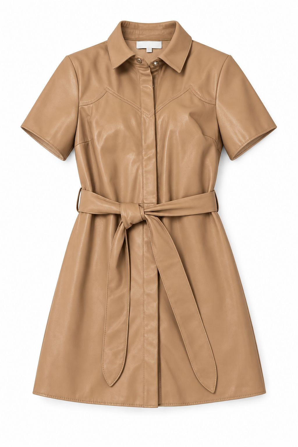 Mallie Vegan Leather Dress