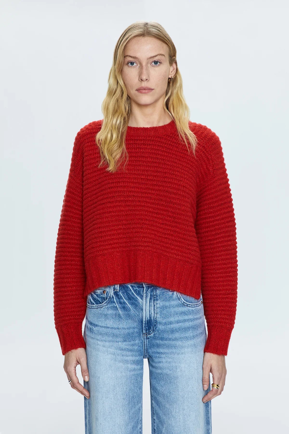 Adina Every Day Sweater Rouge