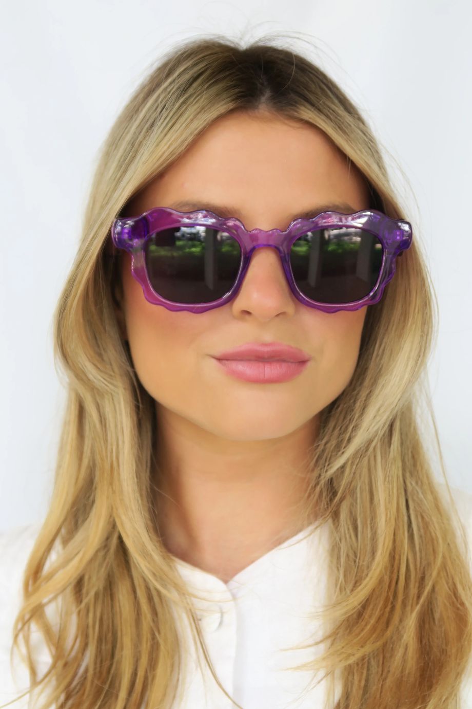 Playa Scalloped Sunglasses