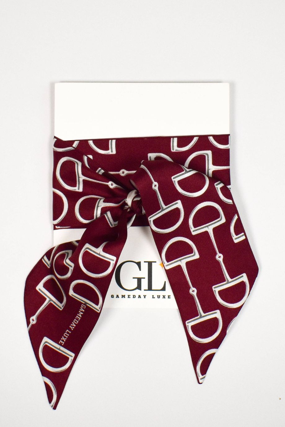 The Gameday Signature Scarf- Burgundy And White