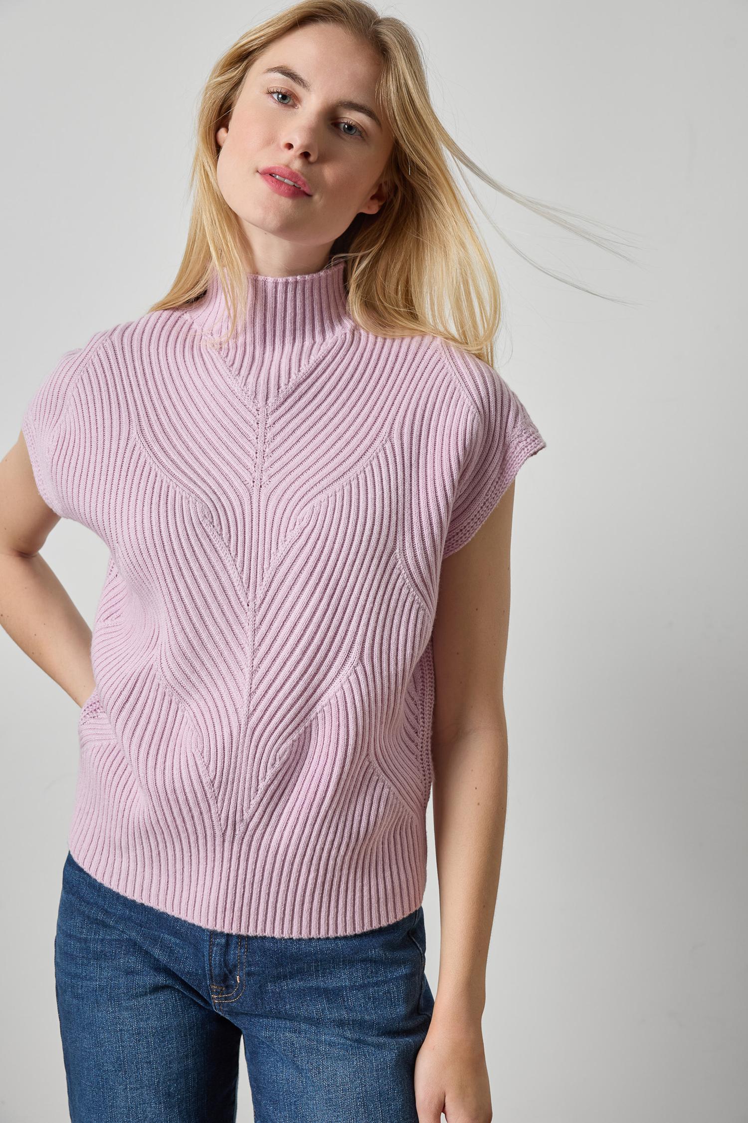 Sugarplum Cable Wedge Sweater