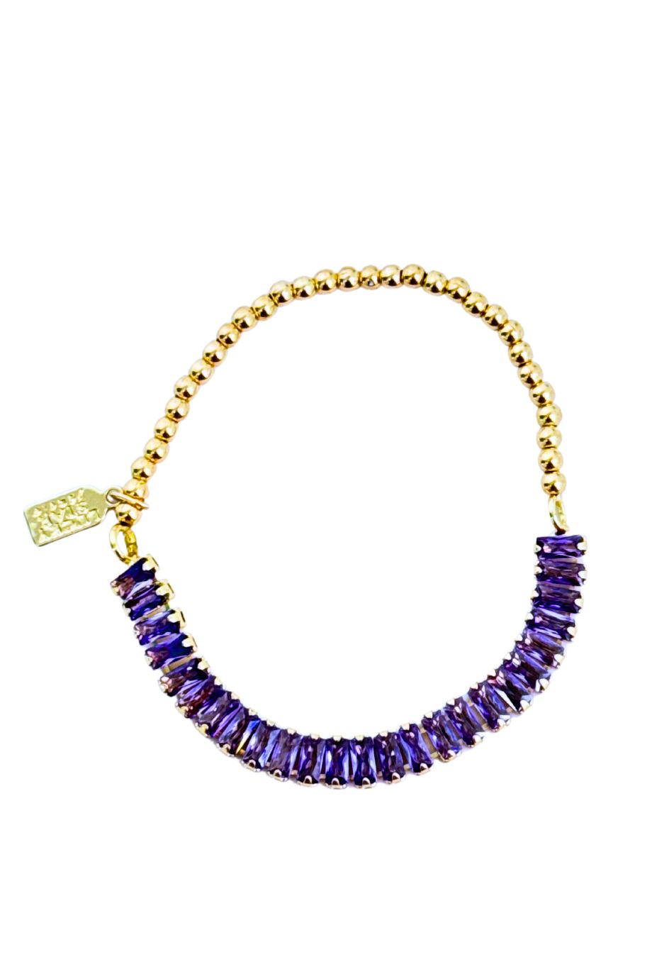 Tournament Stretch Bracelet - Purple