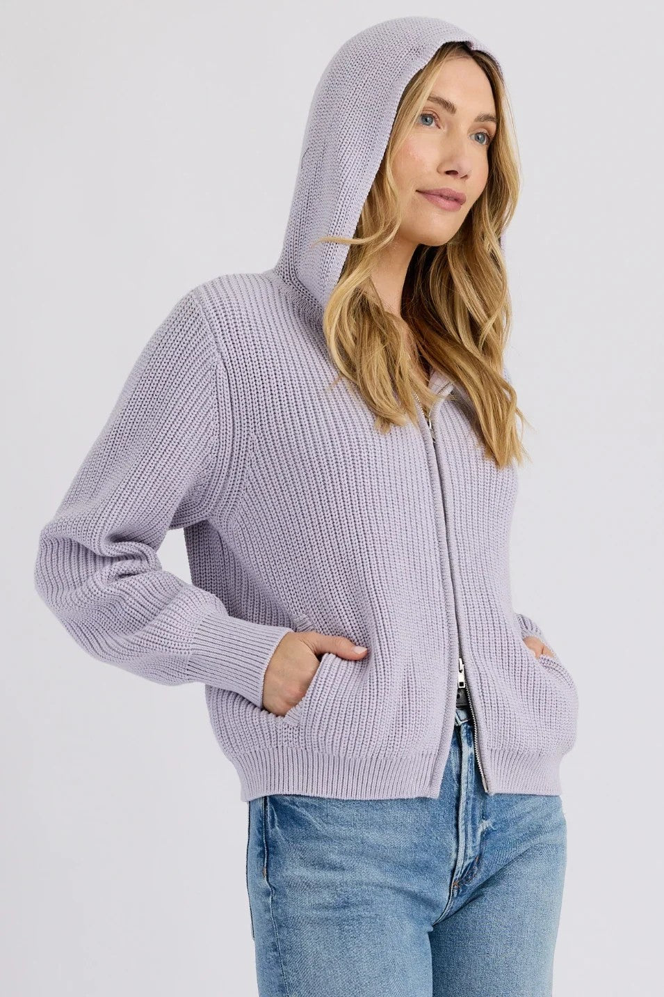 Winfrey Hoodie Sweater Lilac