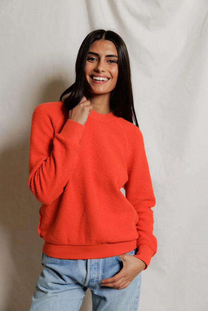 Ziggy Inside-Out Fleece Shrunken Sweatshirt