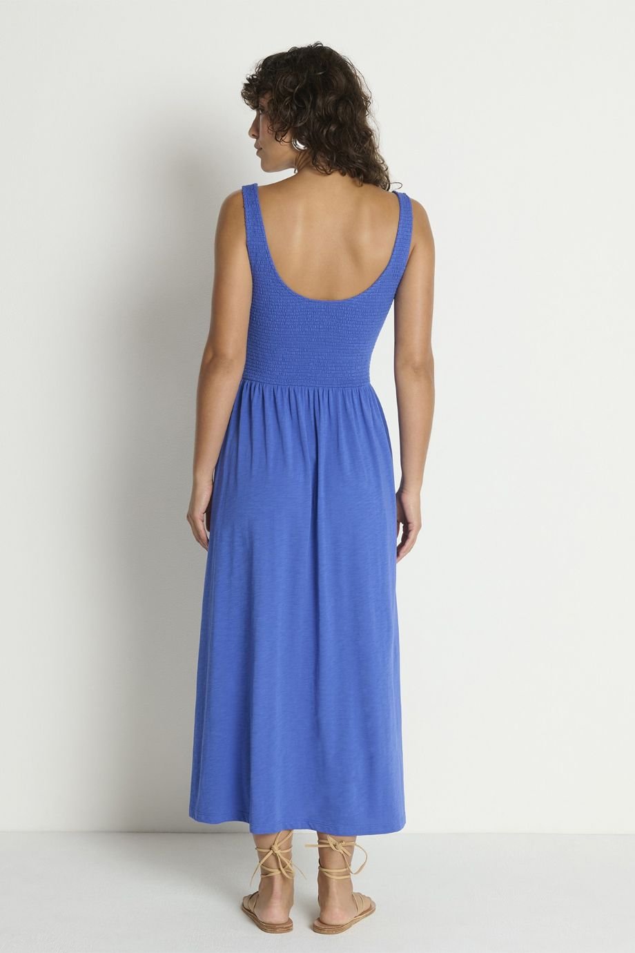 Adeline Smocked Midi Dress - Nation Los Angeles - COLOR GAME