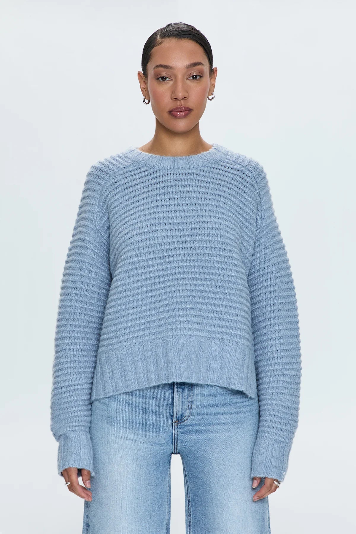 Adina Every Day Sweater Soft Mist - Pistola - COLOR GAME