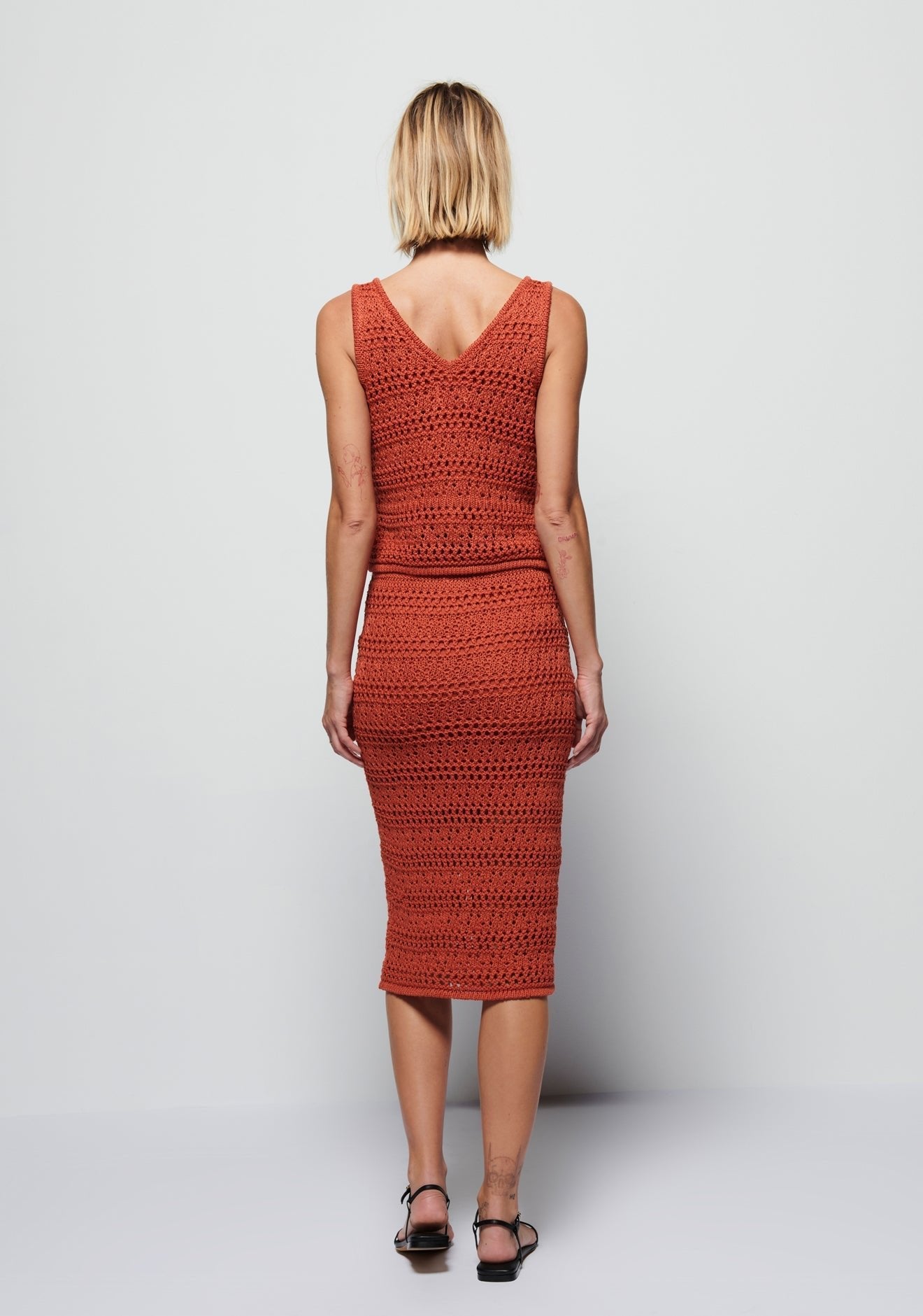 Adriana Crochet Tank Ginger - Nation LTD - Color Game