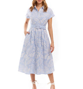 Aiden Dress Blue + White - Allison New York - COLOR GAME