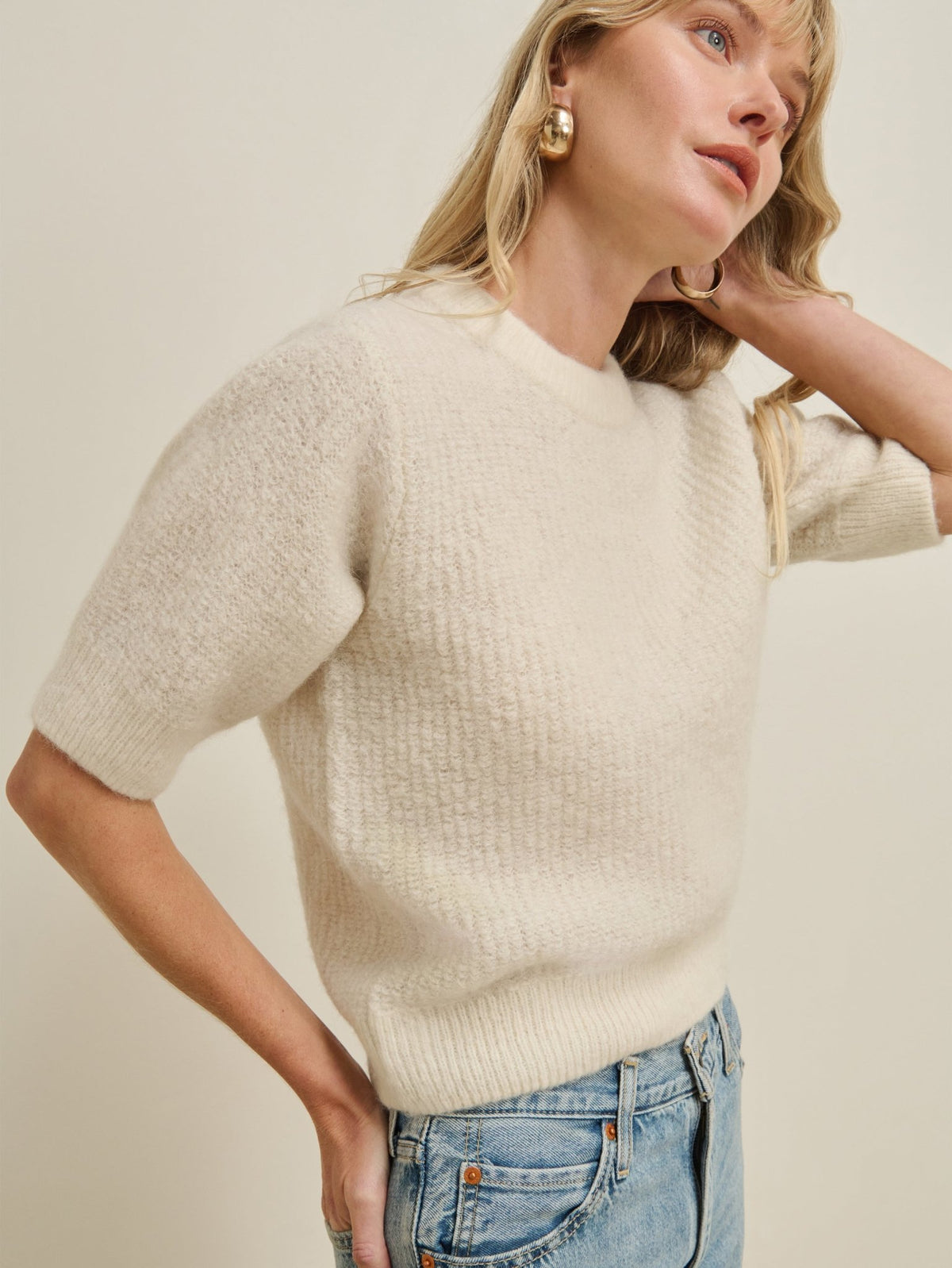Aisha Porcelain Pullover by Nation LTD