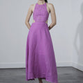 Alexandria Midi Dress Purple - Karina Grimaldi - Color Game