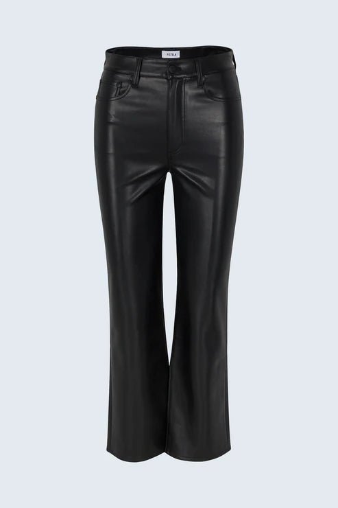 Ally High - Rise Ankle Boot Faux Leather Jean - Pistola - COLOR GAME