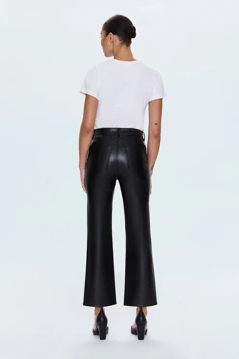 Ally High - Rise Ankle Boot Faux Leather Jean - Pistola - COLOR GAME