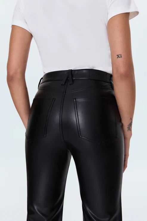 Ally High - Rise Ankle Boot Faux Leather Jean - Pistola - COLOR GAME