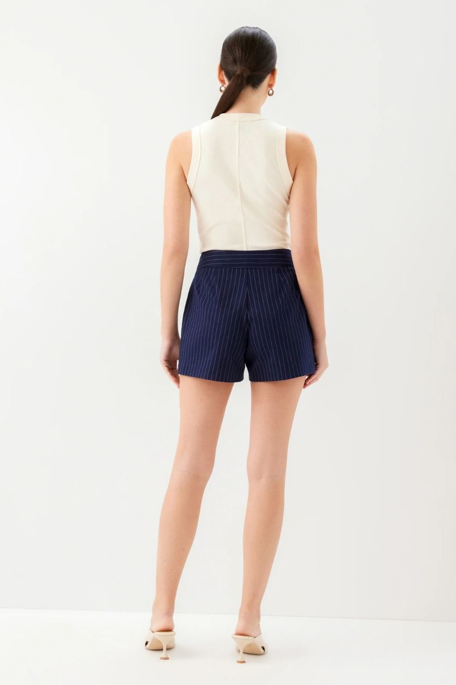 Alma Tailored Stripe Shorts - Fifteen Twenty - COLOR GAME
