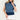 Alyson Blue Striped Sleeveless Sweater Vest - THML - COLOR GAME