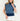 Alyson Blue Striped Sleeveless Sweater Vest - THML - COLOR GAME