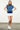 Alyson Blue Striped Sleeveless Sweater Vest - THML - COLOR GAME