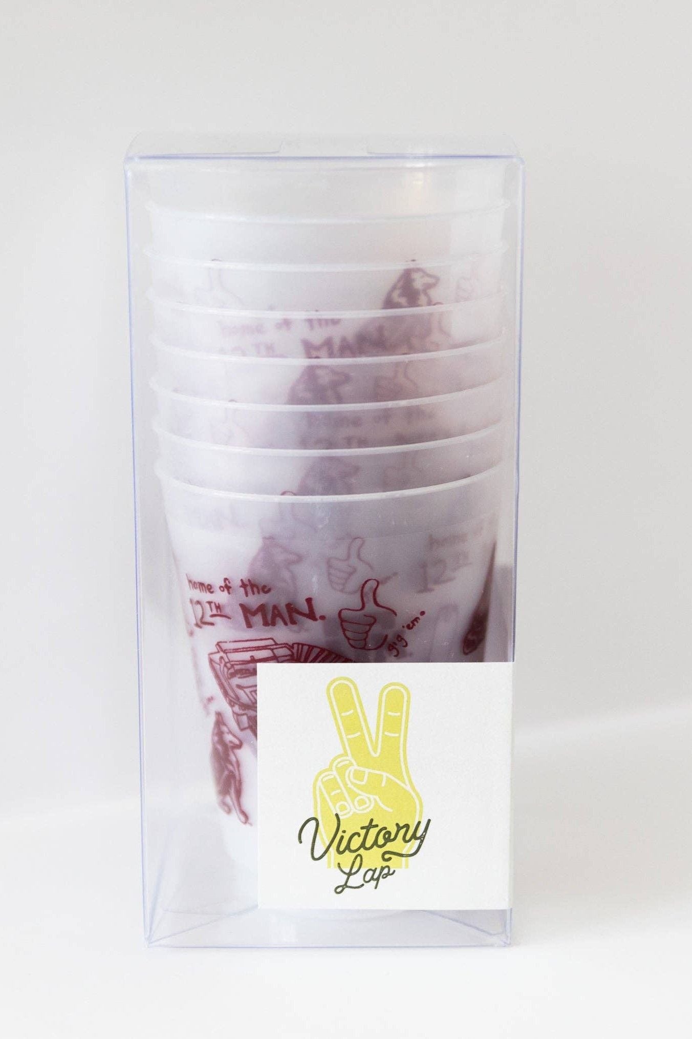 A&M Shatterproof Cups - Set of 8 - Victory Lap - COLOR GAME