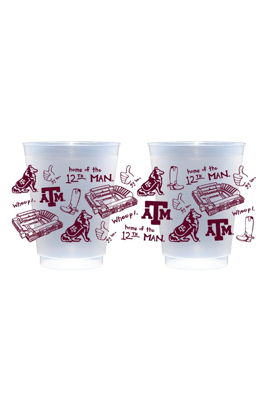 A&M Shatterproof Cups - Set of 8 - Victory Lap - COLOR GAME