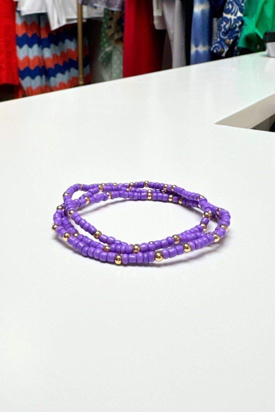 Amy's Favorite Bracelets Lavender - Gameday Luxe - COLOR GAME