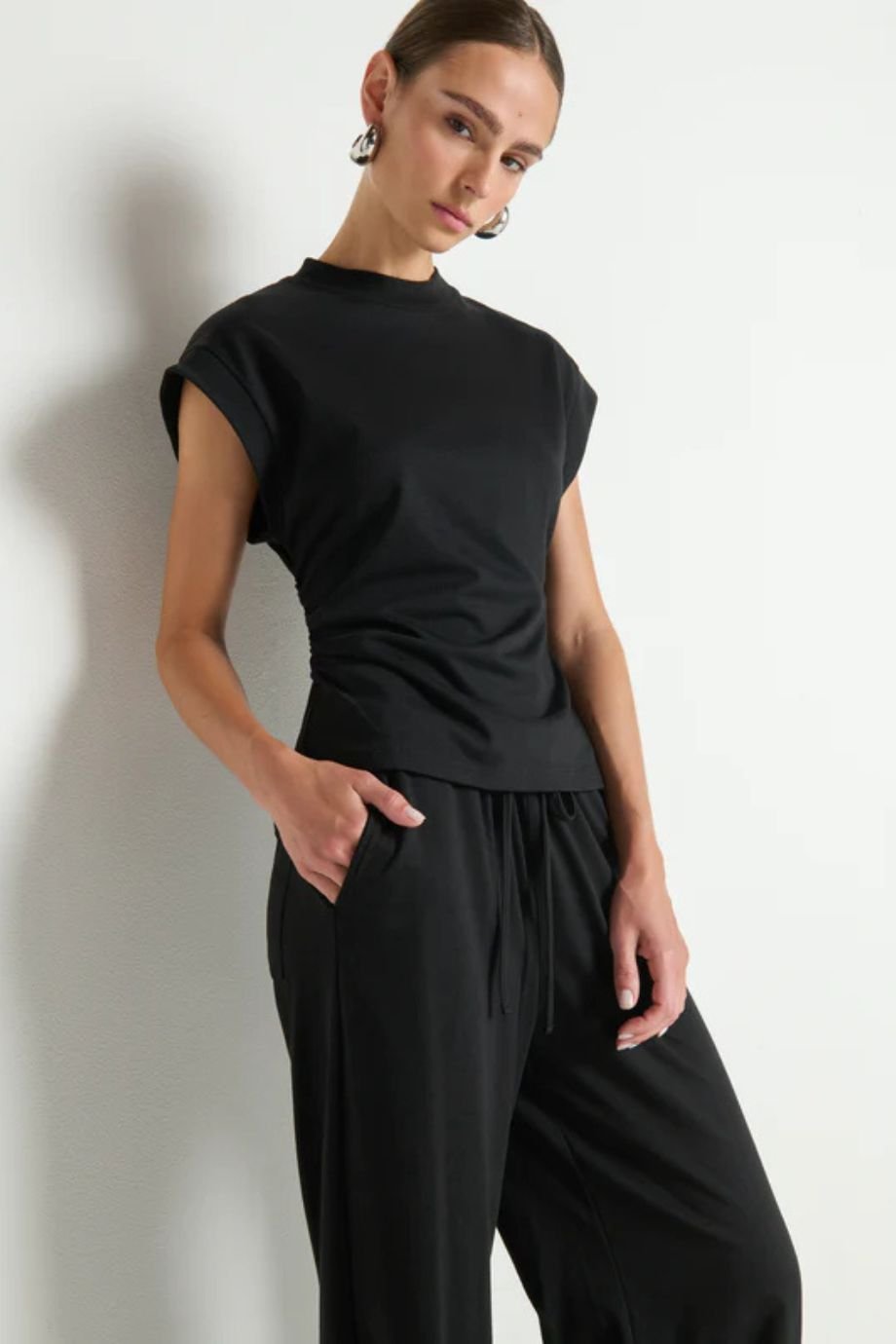 Andrea Side Shirred Top - Nation Los Angeles - COLOR GAME