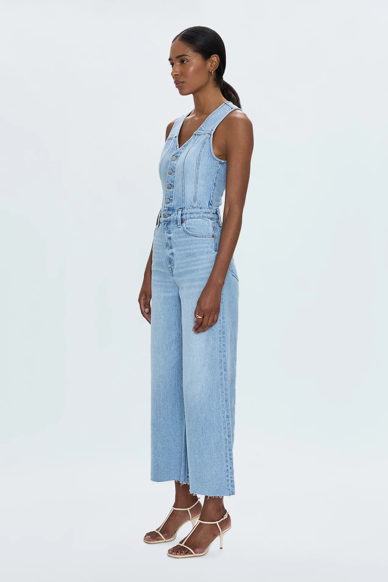 Aria Sleeveless Cropped Jumpsuit Priority - Pistola - COLOR GAME
