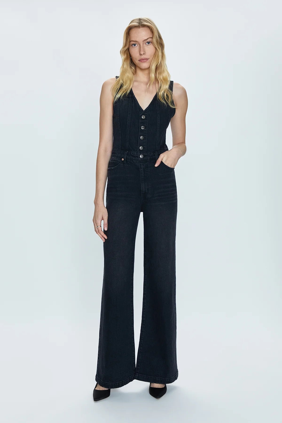 Aria Sleeveless Jumpsuit Mulholland - Pistola - COLOR GAME