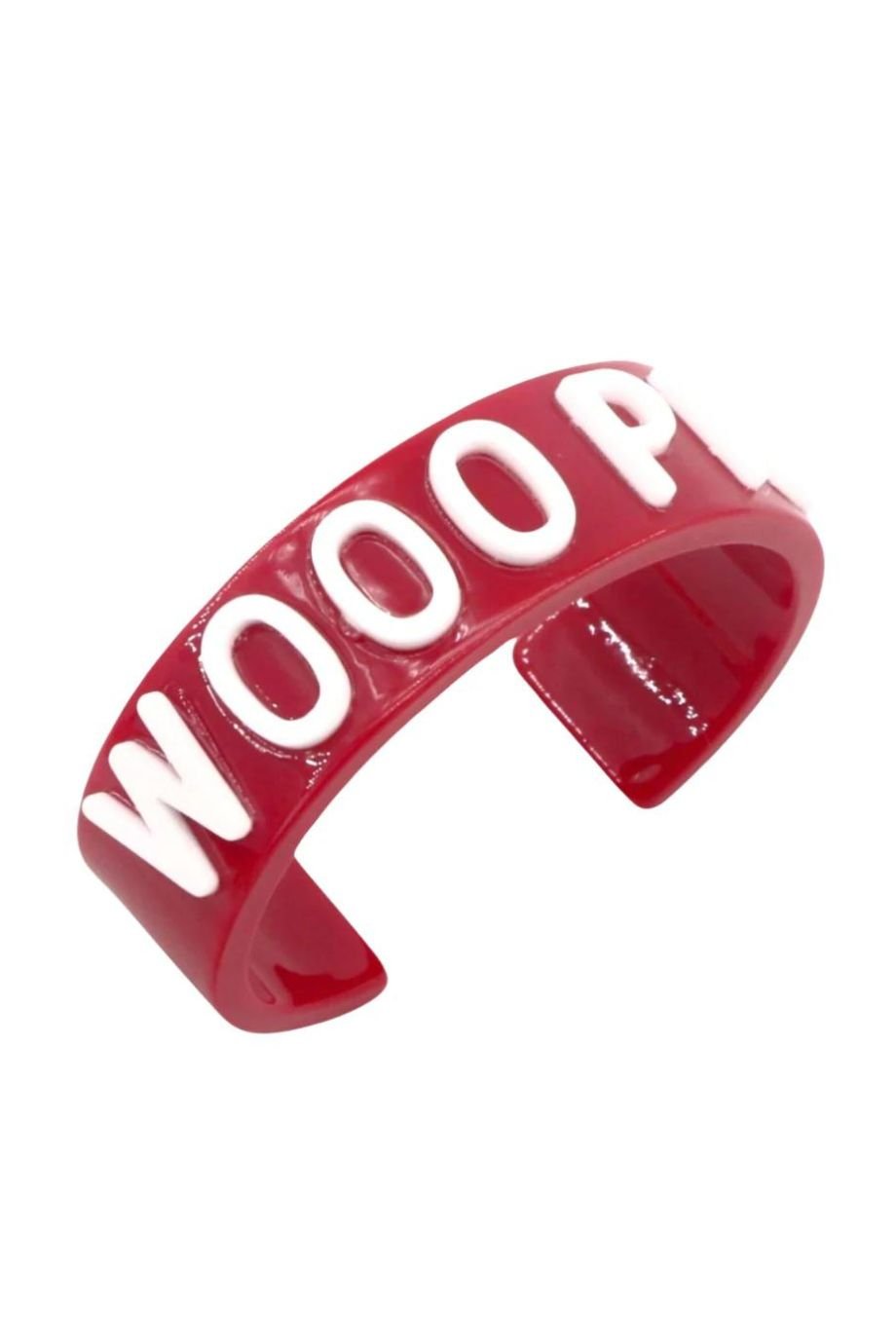 Arkansas Cardinal Red Wooo Pig Cuff - Brianna Cannon - COLOR GAME