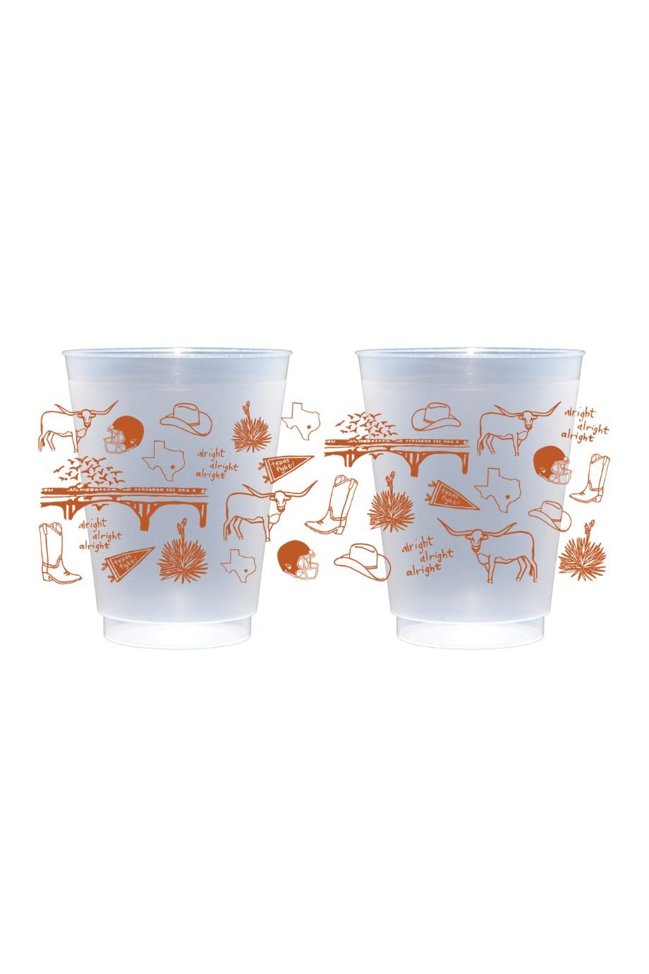 Austin Shatterproof Cups - Set of 8 - Victory Lap - COLOR GAME