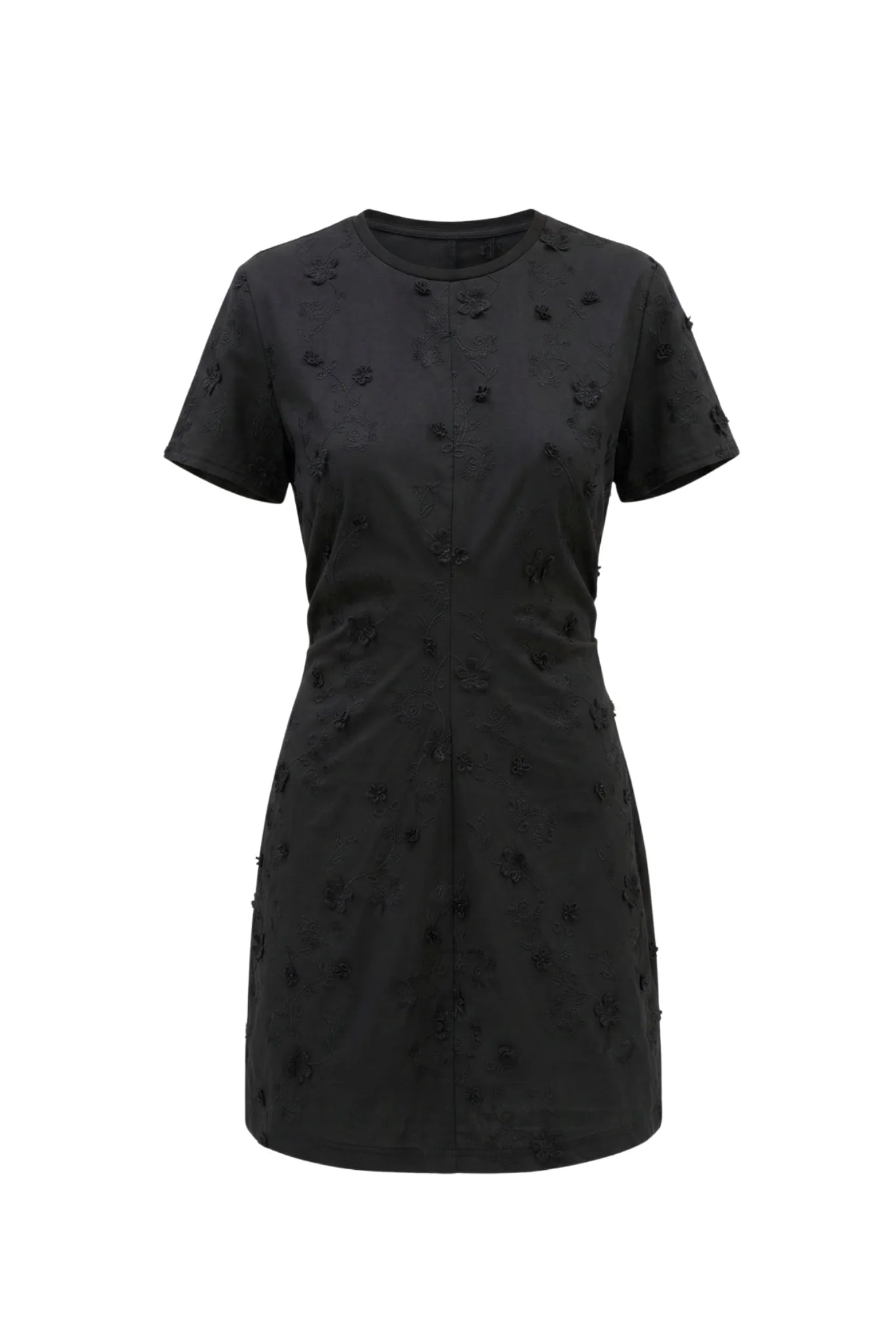 Aviva Black Eyelet Mini Dress - Allison New York - COLOR GAME