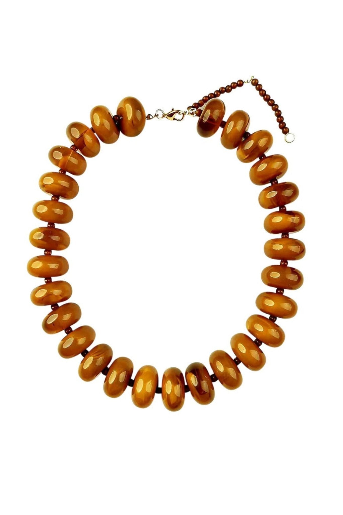 Bailey Chunky Beaded Necklace Tortoise - Gemelli - COLOR GAME