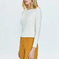 Bailey Long Sleeve Crewneck Ivory - Pistola - COLOR GAME