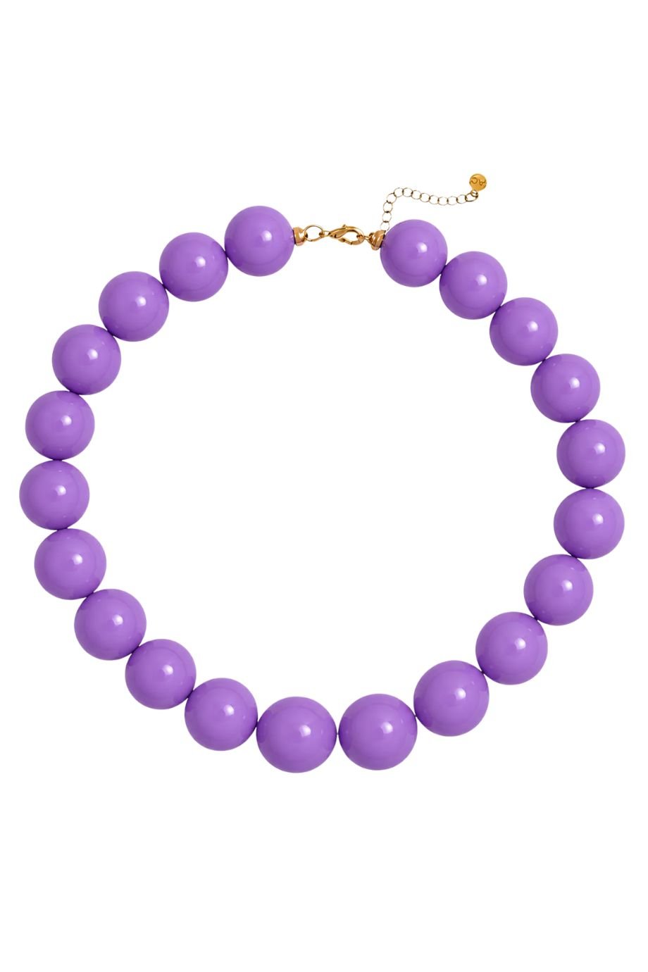 Barbados Beaded Collar Necklace Purple - Accessory Concierge - COLOR GAME