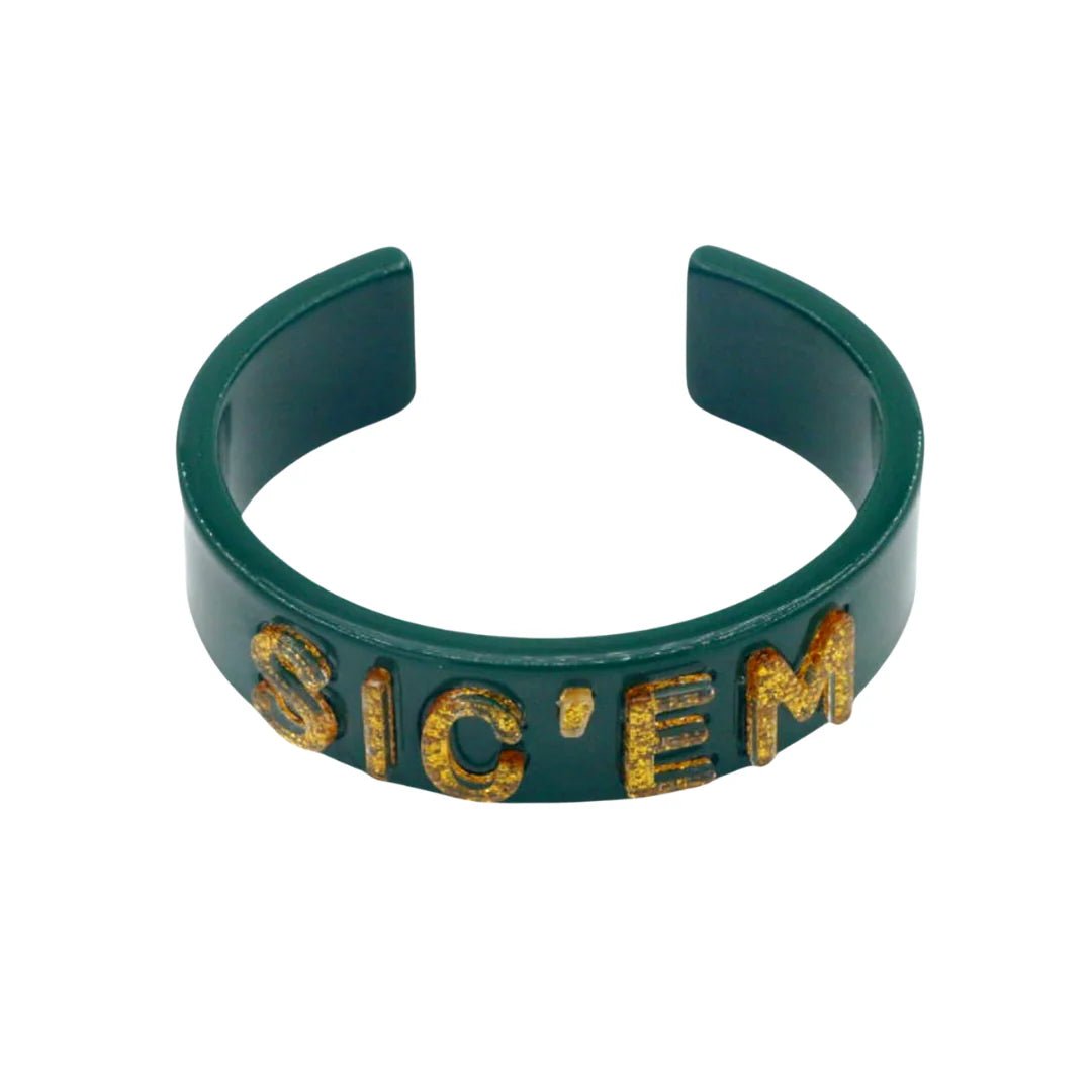 Baylor Green Sic'Em Cuff - Brianna Cannon - COLOR GAME