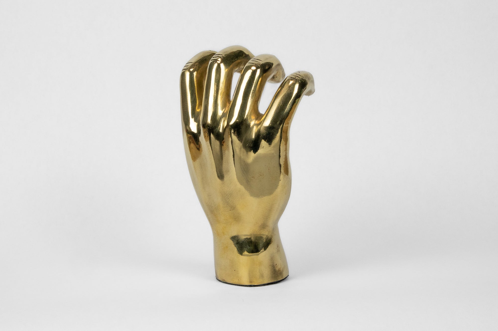 Bear Claw or Bobcat Claw Hand Sign Sculpture in Brass - Prize - COLOR GAME