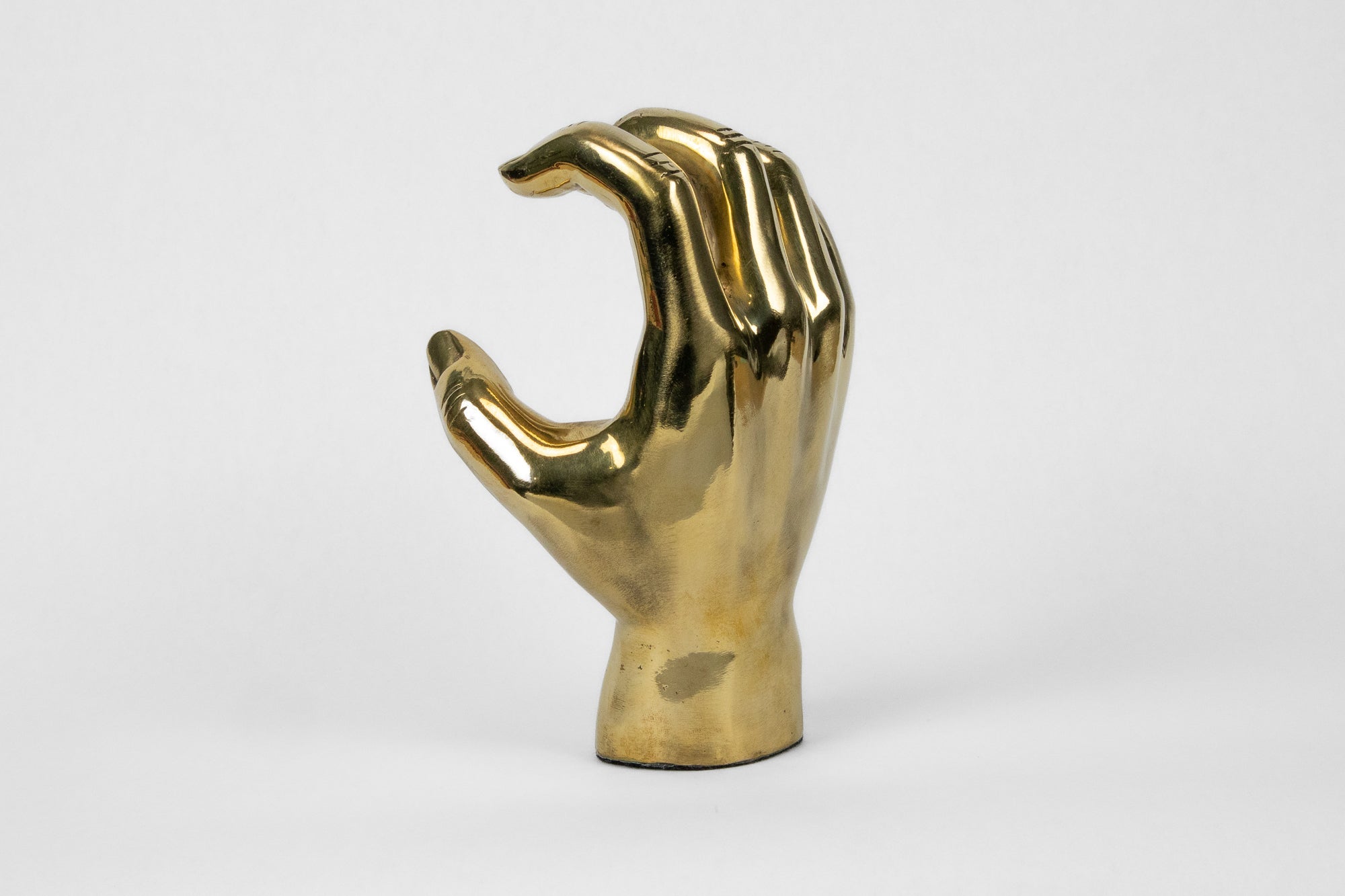 Bear Claw or Bobcat Claw Hand Sign Sculpture in Brass - Prize - COLOR GAME