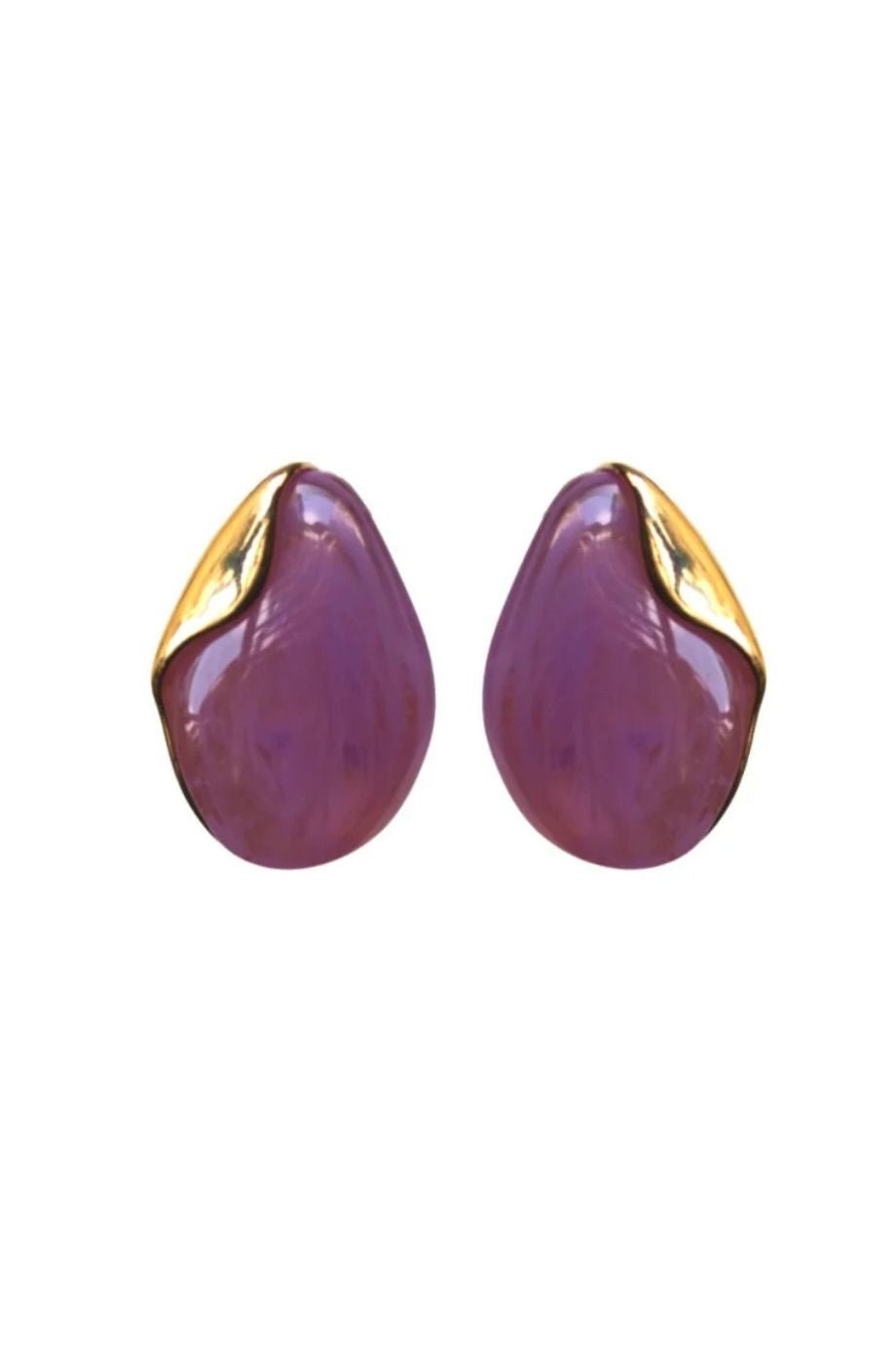 Bermuda Drop Earrings Purple - Accessory Concierge - COLOR GAME