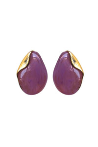 Bermuda Drop Earrings Purple - Accessory Concierge - COLOR GAME