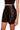 Black Faux Leather Pleated Short - Susana Monaco - COLOR GAME