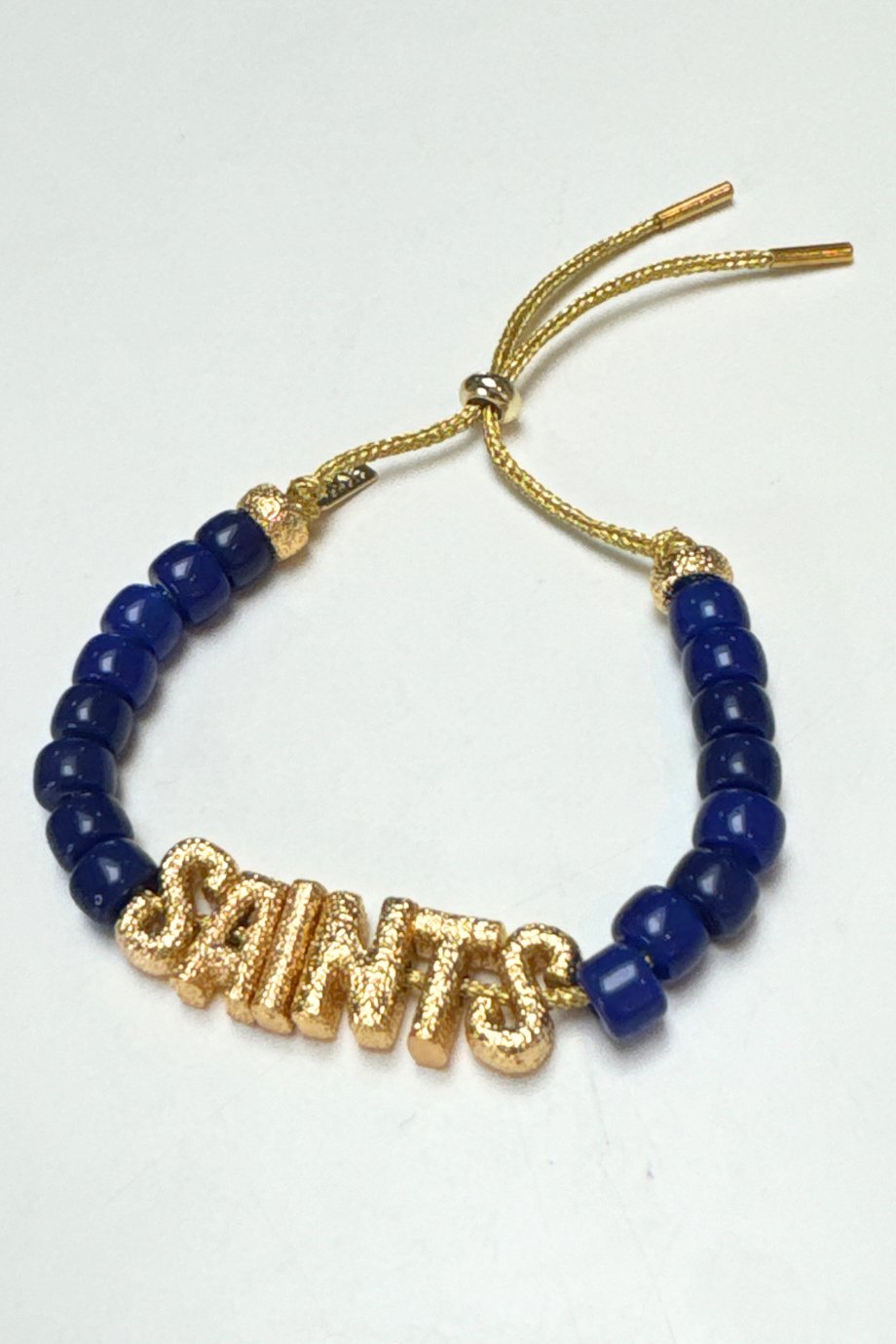 Blue Eye Candy Saints ID Bracelet - Lucky Star Jewels - Color Game